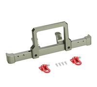 Widybord Parachoques de Metal en Forma de Puerta con Gancho de Remolque para MN D90 D91 D99S 1/12 Accesorios de Piezas de Actualización de Coche RC, Titanio