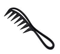 Widybord Peine de plástico de dientes anchos para desenredar el cabello rizado, peine de peluquería para masajear el cabello, herramienta de peinado para cabello rizado