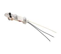 Widybord Perillas de interruptor de arnés de placa de control precableada con cable de 3 vías para piezas de guitarra TL Tele