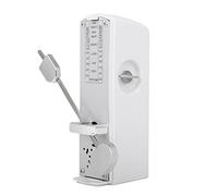 Widybord Piano Metrónomo Electrónico Retro Metrónomo Instrumento Musical Ritmo Metrónomo para Piano Universal Guitarra Violín Musical Blanco