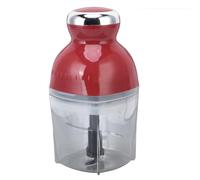 Widybord - Picadora de carne, robot de carne ergonómica, ABS de acero inoxidable, capacidad 500 ml, para cocina, hogar, enchufe de la UE, color rojo