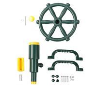Widybord Piezas Accesorios de Campo de Niños Conjunto al aire libre Telescopio Pirata para Niños, Volante, Equipo de Campo - Patio Trasero
