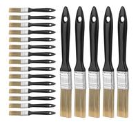 Widybord - Pinceles de pared con asas de plástico, 20 piezas para reparación en casa, herramientas de pinceles planos, pinceles de pared con asas de plástico, para pintura DIY, hogar