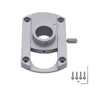 Widybord Placa Adaptador de Altavoz de Audio, Agujero Interior de 20 Mm, Brazo de conversión de aleación de aluminio para lector de disco de vinilo, grabación gramófono (A)