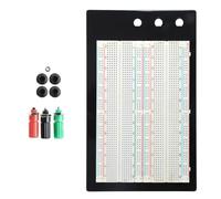 Widybord - Placa de prueba sin soldadura para banco de laboratorio, 1660 posiciones, multifunción, práctica, portátil, -204 con tomas de plátano