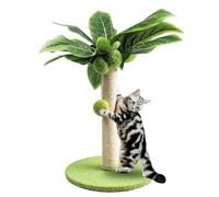 Widybord Poste rascador para gatos con cuerda de sisal para gatos de interior, árboles para gatos, talla S