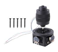 Widybord - Potenciómetro de joystick D400B-M2 5K de 4 ejes, Joystick basculante, resistencia dimensional 5k, sellado con interruptor de botón