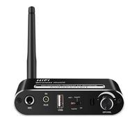 Widybord Receptor de Audio Bluetooth Micrófono USB sin Pérdida Fibra Coaxial Adaptador de Conversión de Música Digital-Analógica 5.1 Kit Accesorios y Piezas