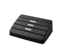 Widybord Reposapiés para debajo del escritorio en el trabajo, taburete de descanso de pies con rodillos, taburete de masaje debajo del escritorio para el hogar, oficina, inodoro, duradero, fácil de