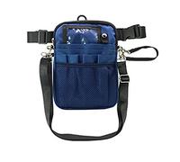 Widybord Riñonera para enfermera, organizador de cinturón de lactancia, tijeras de enfermera, kit de cuidado, estuche de herramientas, bolsa de hombro para el pecho, color azul
