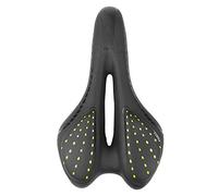 Widybord Sillín de Bicicleta Cojín de Silicona de Cuero PU Asiento de Bicicleta Cómodo Sillín de Bicicleta Antigolpes, Verde