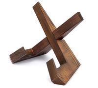 Widybord - Soporte de libro de cocina para encimera de cocina, soporte para plato de exhibición de madera para decoración de bandeja de varios niveles