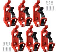 Widybord - Soporte de pala para techo de coche, 6 piezas, kit de porta-accesorios de soporte de techo de metal para camión barco equipo militar y herramientas
