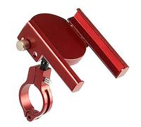 Widybord Soporte de Teléfono Portátil de la Bicicleta, Soporte de Ajuste de Tornillo Soporte de Aleación de Aluminio Soporte Teléfono Portátil, Rojo