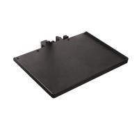 Widybord Soporte para micrófono, soporte para micrófono, abrazadera de montaje de escritorio en soportes de barra con 24 x 17,5 cm (soporte no incluido)