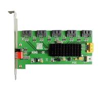 Widybord Tarjeta RAID5 Tarjeta Acelerador Disco Duro Tarjeta SATA2 Generación 5 Canales 5 Puertos Controlador Sin Controlador Instalación Fácil Fácil de Usar