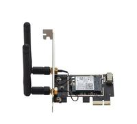 Widybord - Tarjeta WiFi 7 BE200 PCI-E con Bluetooth 5.4, Tri-Bande 2.4GHz y 5GHz y 6GHz, color negro, 8774Mbps, tarjeta de red sin BE200 para Win11.