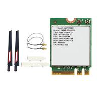Widybord - Tarjeta WiFi AX210 AX210NGW + Antena WiFi 6E Bluetooth 5.2 2.4Ghz 5Ghz 3000Mbps Adaptador sin M.2 Tarjeta de cubo 802.11Ax