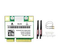 Widybord - Tarjeta WiFi RTL8822CE + kit antena 1200Mbps 2.4G +5Ghz 802.11AC - Cubo mini PCIe BT 5.0 soporte para ordenador portátil / PC 10/11
