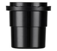 Widybord - Taza dosificadora de café de plástico, herramienta baristas, taza dosificadora para taza de oler café de 58 mm, dispensador de polvo, negro