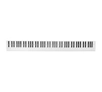 Widybord Teclado de práctica de 88 teclas y tabla de notas para detrás de las teclas del piano, guía de ayuda de enseñanza para estudiantes principiantes