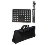 Widybord Trípode plegable para partituras de partituras, soporte de metal para partituras, guitarra, violín, piano, soporte de música, fácil de instalar, fácil de usar