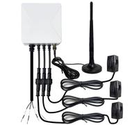Widybord Tuya Smart Life 3 Fases WiFi Medidor de Energía KWH 500A Pinza de Potencia Transformador de Corriente App Monitorear y Guardar Consumo Fácil de Usar