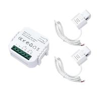 Widybord Tuya Smart Life ZigBee Medidor de energía bidireccional 2 canales con abrazadera CT App Monitor energía solar, 80 A, 110 V 240 Instalación fácil de usar