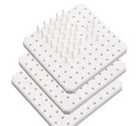 Widybord Zancos de Horno de Uñas de Soporte de Estera de Cocinar Cerámica Herramientas de Horno Resistentes a Altas Temperaturas Accesorios de arcilla (Paquete de 3)