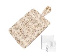 Wiederverwendbare Feuchttücher-Tasche - 22 x 14 cm Aufhängbare Wickeltasche Aus Baumwolle | Kompakter Halter Für Feuchttücher, Kinderwagen, Wickeltaschen Und uggy Eltern Und Betreuer Unterwegs Zuhause