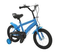 Wiefiche Bicicleta infantil actualizada de 14 pulgadas, altura ajustable, para niños y niñas a partir de 3 - 6 años, bicicleta infantil con ruedas estabilizadoras, marco estable, bicicleta de