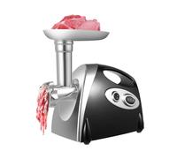 Wiefiche Picadora de carne eléctrica, 800 W, máquina de carne multicocina con 3 placas de corte y tubo de llenado de salchichas, acero inoxidable de alta eficiencia, picadora de carne