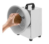 Wiefiche Rascador eléctrico de coco de 150 W, de acero inoxidable vertical, removedor de carne de coco, velocidad regulable, interruptor de un solo toque para comercios, panaderías