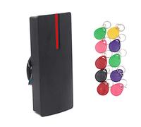 Wiegand - Lector de control de acceso sin relé, lector de tarjetas de proximidad de salida de 26/34 bits, resistente al agua, IP68, control de acceso, lector de tarjetas de 125 KHZ con 10 teclas de