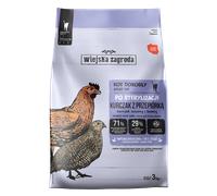 Wiejska Zagroda - Pienso seco para gatos esterilizados: Pollo con codorniz (adultos) 3 kg
