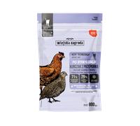 Wiejska Zagroda - Pienso seco para gatos esterilizados: Pollo con codorniz (adultos) 800 g