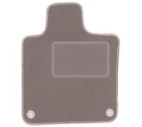 Wielganizator Alfombra Beige del Conductor, Adecuada para: Volvo S90 II (2016-) sedán Velour Alfombra de Coche moqueta Beige a Medida para el Coche