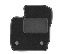 Wielganizator Alfombra de Conductor Compatible con Ford Tourneo Courier Kombivan 2014 Color Grafito - Alfombra de Conductor de Terciopelo - Ajuste