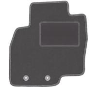 Wielganizator Alfombra de Terciopelo de Grafito del Conductor, Adecuada para: Mitsubishi Grandis (2004-2010) Minivan Alfombrilla de Coche para los pies del Conductor en Grafito 1-Teilig Ajuste