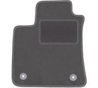 Wielganizator Alfombra de Terciopelo de Grafito del Conductor Adecuada para: Renault Megane IV (2015-) Grand-Coupe Liftback, camioneta, camioneta, grandtour, cupé, GT Alfombra para los pies del