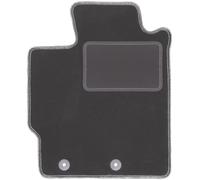 Wielganizator Alfombra de terciopelo de grafito del conductor, adecuada para: Toyota Yaris III Hybrid (2013-2017), alfombrilla de coche hatchback para los pies del conductor en grafito 1-teilig ajuste