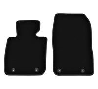 Wielganizator - Alfombra Delantera a Medida de Terciopelo para Mazda CX-3 (2015-) - Calidad: básica | Ajuste preciso, Antideslizante y 2 Piezas, Color Negro