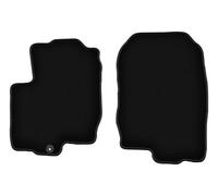 Wielganizator - Alfombra Delantera de Terciopelo para Mitsubishi Colt Vi Z30 (2004-2008), Color Negro