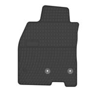 Wielganizator Alfombrilla de goma para conductor (1 pieza) compatible con: Renault Megane III hatchback, cupé, grandtour, furgoneta (2008-2015) alfombrilla de goma delantera izquierda para coche,