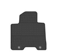 Wielganizator Alfombrilla de goma para el conductor (1 pieza) compatible con: Hyundai Tucson III SUV (2015-) alfombrilla de goma delantera izquierda para coche, color negro, con fijaciones incluidas,