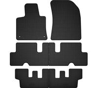 Wielganizator Alfombrillas de Coche de Goma a Medida, compatibles con Citroen C4 Spacetourer (2018-2022) monovolumen Negras a Medida Ajuste óptimo