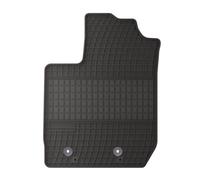 Wielganizator Alfombrillas de Coche de Goma a Medida, compatibles con Dacia Duster II 2WD SUV (2018), Ajuste de Goma Negro, 1 Pieza, Ajuste Clips de Montaje