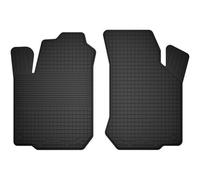 Wielganizator Alfombrillas de coche de goma a medida, compatibles con Hyundai Atos (1997-2008) Hatchback, juego de 2 piezas, solo delanteras, mejor ajuste que las alfombrillas universales, color negro