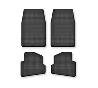 Wielganizator Alfombrillas de Coche de Goma a Medida, compatibles con Jeep Wrangler TJ (1996 - 2006) SUV | Juego de 4 Piezas | Mejor Ajuste Que Las Alfombrillas universales | Negro