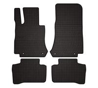 Wielganizator Alfombrillas de Coche de Goma a Medida, compatibles con Mercedes GLC C253 (2015-2023) Ajuste preciso, Antideslizante - Alfombra de Suelo 4 Piezas - Negro